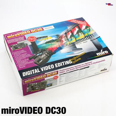 VINTAGE PINNACLE MIRO VIDEO DC30 VIDEOSCHNITTKARTE PAL SECAM  TOP ZUSTAND RETAIL