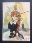 HUGO PRATT - postcard - watercolor - pilgrims - Aedena, 1984 - VGC