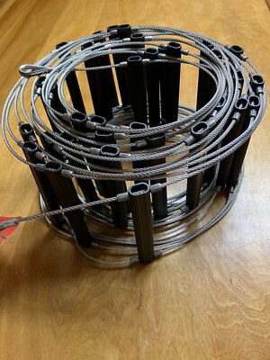 35' Stainless Steel Cable Ladder for Caving / Climbing / Rescue Made in USA