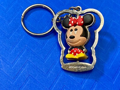 Vintage Minnie Mouse Spinner Figurine Disney Key Chain Keychain