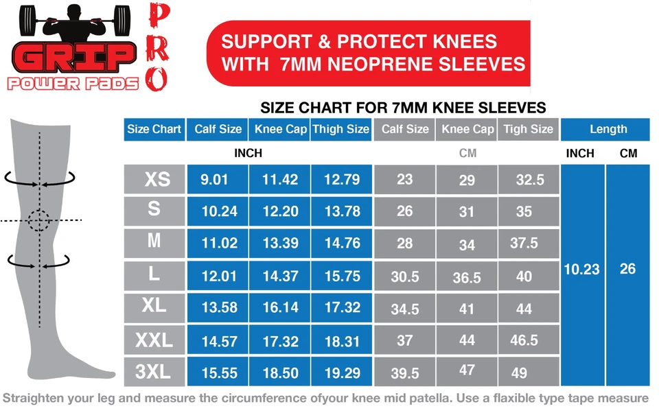 Knee Sleeves Compression Supports 7mm Neoprene Stabilizes Assists with Recovery - Image 2 of 4