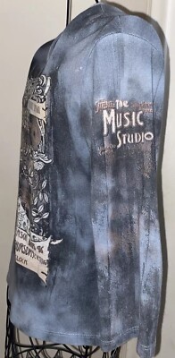 Vintage Cactus Womens Shirt Size M Gray MUSIC STUDIO Embellished Y2K Top  | eBay