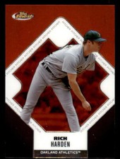 2006 Finest  #74 Rich Harden Oakland Athletics