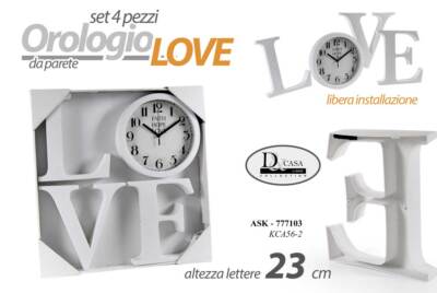 Nedis Orologio Da Parete In Legno – Cornice Design Amor - 5
