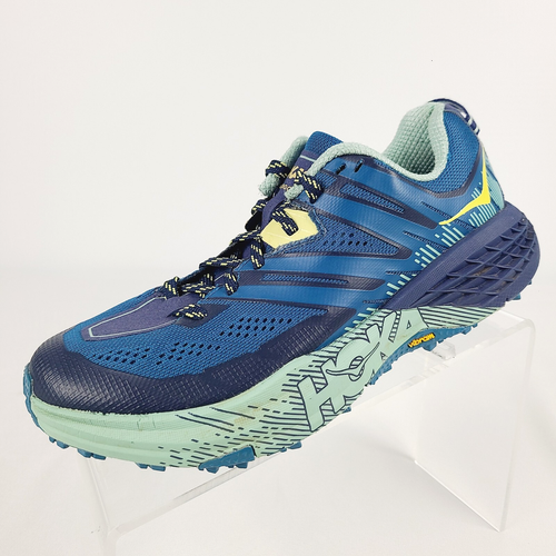Hoka One One Speedgoat 3 Womens Size 6 Trail Running Shoes Seaport/Medieval Blue