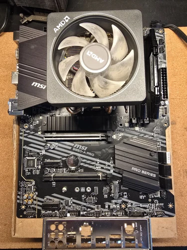MSI B550-A PRO AM4 AMD B550 Motherboard + 3700X + 32GB + IO + Stock CPU Cooler