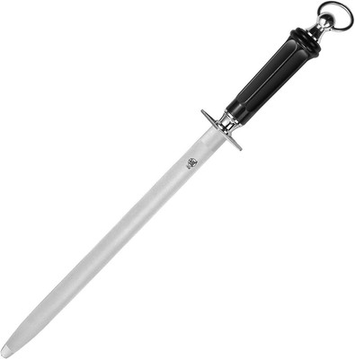 Premium 10-Inch Knife Sharpening Steel - Fine Grit Precision for Kitchen Tools