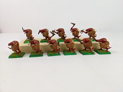 Old World Lizardmen Saurus Warriors Painted Warhammer Fantasy