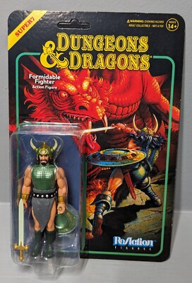 Formidable Fighter action figure 2023 Super7 Reaction Dungeons and Dragons MOC
