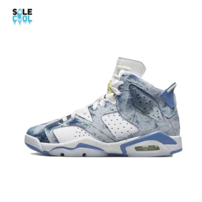 Air Jordan AJ6 Retro GS Acid Wash Denim Shoes DM9045-100 | eBay display picture 1