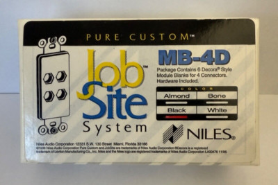 Niles Audio MB-4D BLACK complete box set