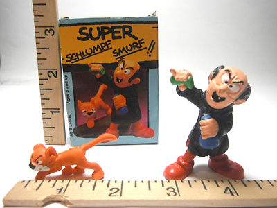 Vintage 1982 Super Schlumpf Smurf!! Posable Action Figure Made In West Germany