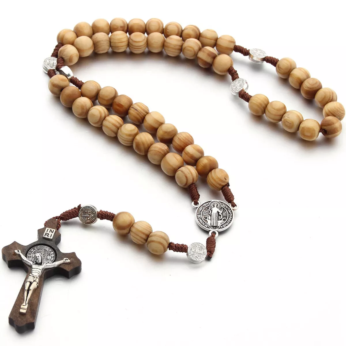 Wooden Rosary Bead Necklace | Classy Men Collection