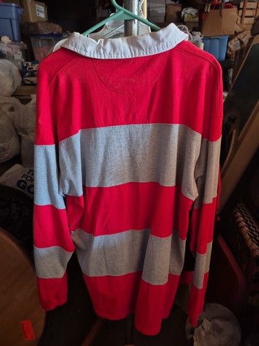Ohio State Buckeyes Long Sleeve Polo Shirt LARGE - Picture 3 of 4