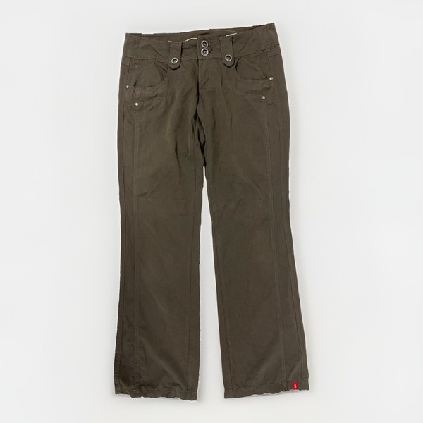 Vintage y2k Womens Cargo Pants Size 8  Flare Leg Utility low waist