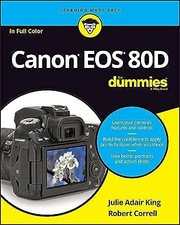 Canon EOS 80D For Dummies (For Dummies (Lifestyle)) by Correll, Robert Book The