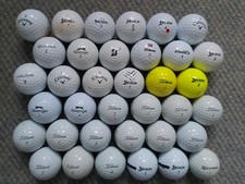 36 Used Golf Balls All Found On The Golf Course - all good makes