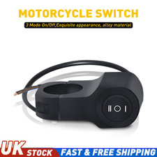 22mm 7/8" Motorcycle Handlebar Switch Aluminium Alloy Waterproof Fog Light 12V