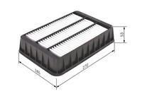 NEU - Bosch F026400200 Luftfilter FüR CitroËN Mitsubishi Peugeot