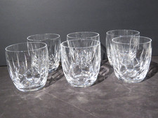 6 Waterford Irish Crystal "Kildare" Pattern Whiskey Glasses