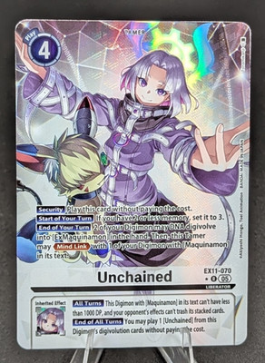 Digimon Unchained EX11-070 R * (Alternate Art) - Dawn of Liberator (EX-11)