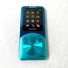Sony NW-S754 Walkman MP3 Digital Media Player 8GB Blue Japanese Tested Used