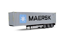 Maersk Container–Anhänger blau – Sammlermodell im Maßstab 1:24