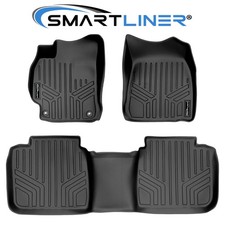 Smartliner All Weather Custom Fit Floor Mats Liner Full Set For Camry Black Smartliner All Weather Custom Fit Floor Mats Liner Full Set For Camry Black