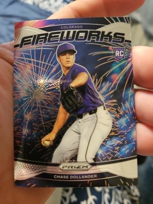 2025 Panini Prizm Chase Dollander RC Fireworks 