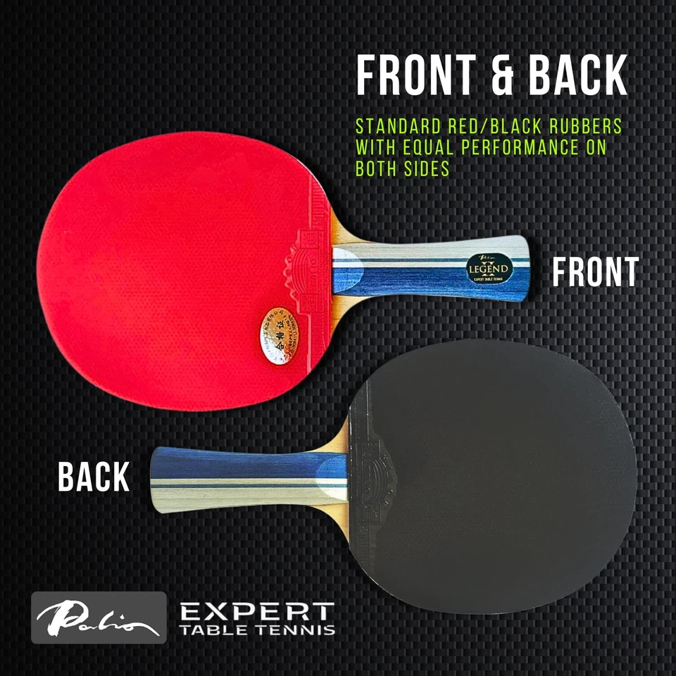 Raqueta y estuche de tenis de mesa Palio Legend 2.0 - Aprobado por la ITTF - Acampanado - Foto 4 de 4
