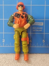 G.I. Joe ARAH Vintage Skidmark; Desert Fox Driver Figure 1988 Hasbro