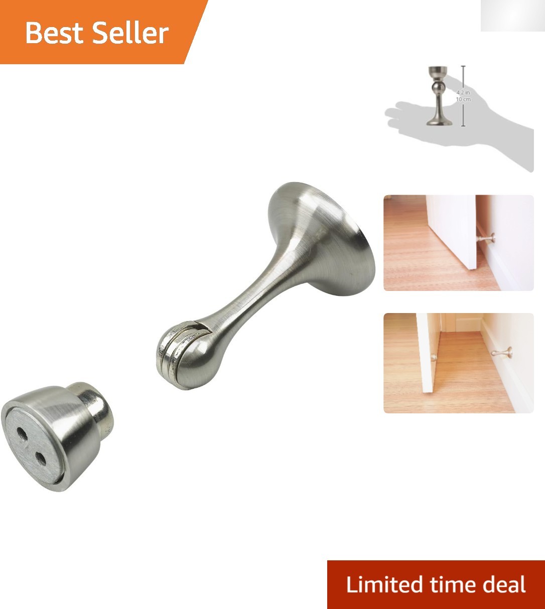 Magnetic Door Stop - Easy Installation & Durable