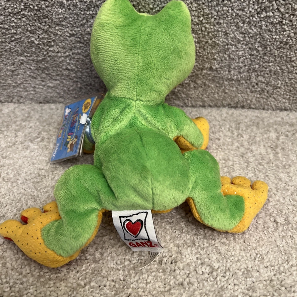 Ganz Webkinz Lil' Kinz Plush Tree Frog Stuffed Animal Toy Sealed Code - Image 4 of 4