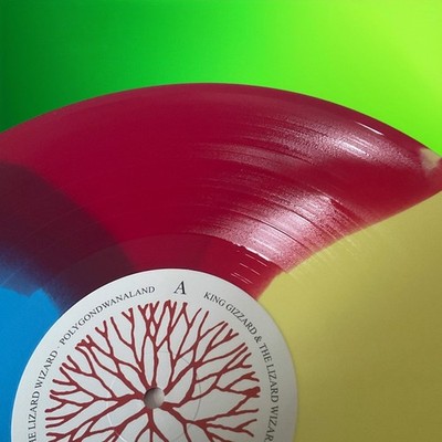 King Gizzard Vinyl - Polygondwanaland LP - 2018 Quad Colour M/M ATO USA Pressing