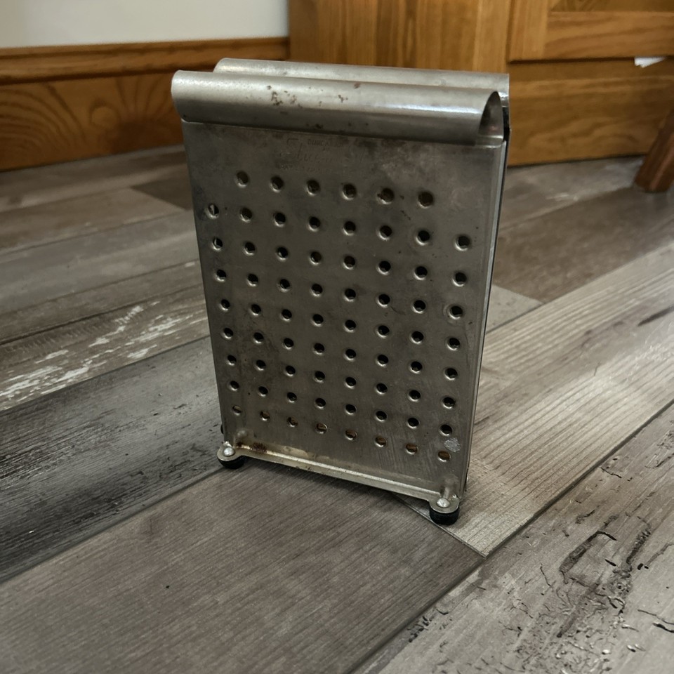 A 1940s-50s stainless steel 'Slice-a-Slice' bread slicer is the kind of ingenious pre-war kitchen contraption that makes you realize grandma had better gadgets than you.