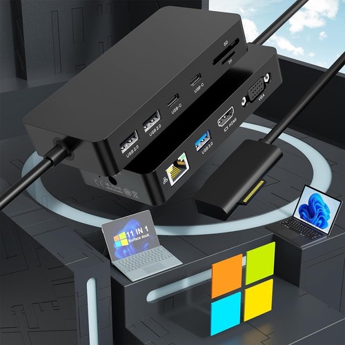 Microsoft Surface Dock Displays HDMI+VGA11 in1 Surface Pro Dockingstation
