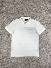 Hugo Boss Slim Fit Paule 8 Stripe Polo Shirt Men's Size Small