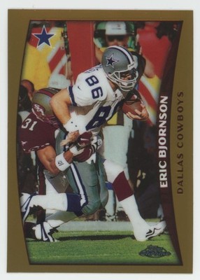 1998 Topps Chrome Eric Bjornson Dallas Cowboys #136