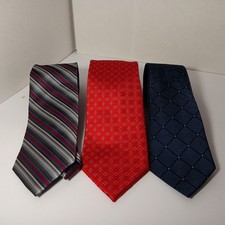 Assorted Men's Neck Ties - 3 Pieces - Variety of Colors
