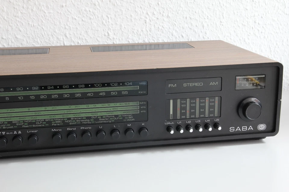 Saba Hifi-Studio 8070 Stereo Steuergerät / Receiver aus den 70er Jahren - defekt - Bild 3 von 4