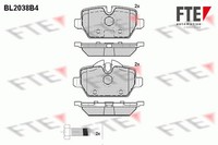 FTE Bremsbelagsatz Scheibenbremse 9010624 FüR BMW 1Er E87 E81 3Er E90 Touring