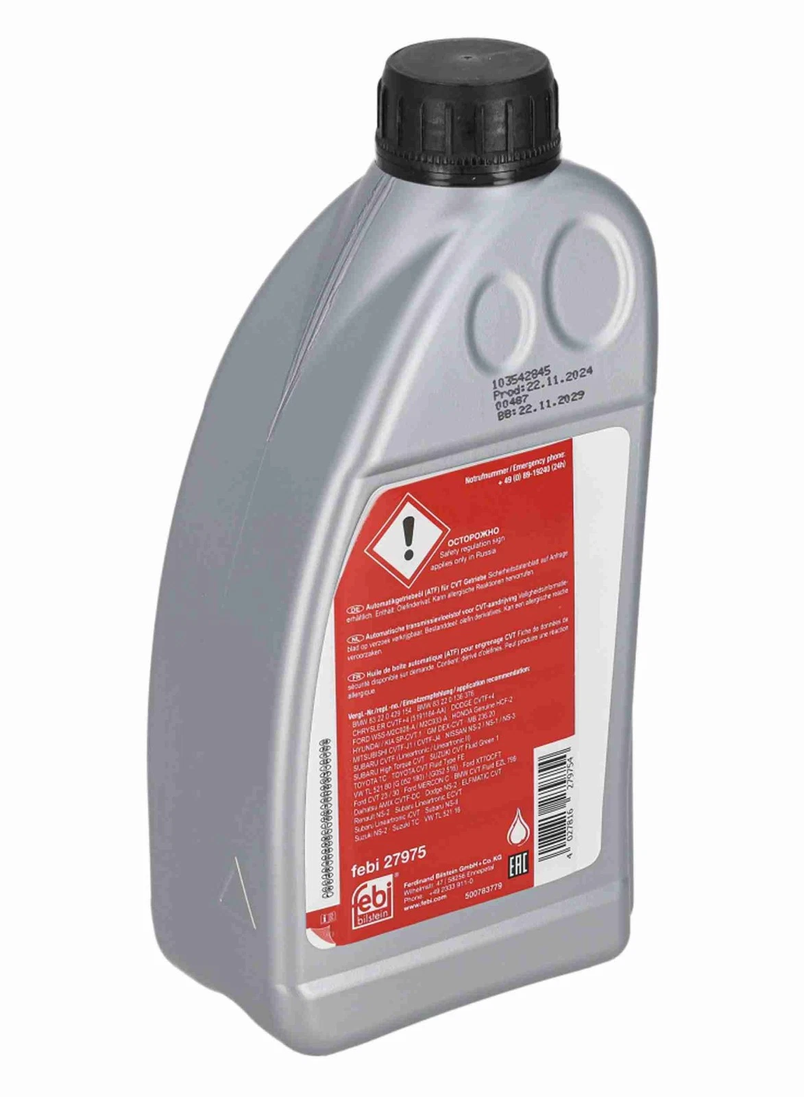 (4 LiTer) ATF Automatic CVT Transmission Oil Fluid For AUDI A4 A5 A6 MiNi SUBARU - Product Image 2 of 2