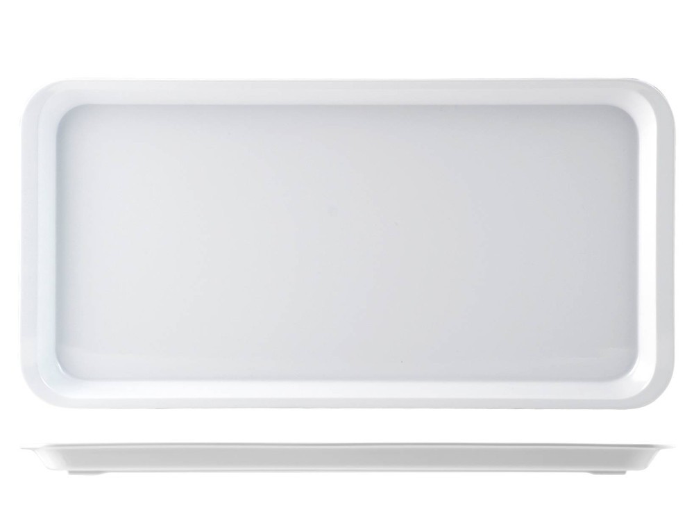 H&H Tray With Edge In Melamine 40X20X2Cm