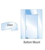 CRL CPL205PS Polished Stainless Steel Curved European Patch Door Lock - Picture 3 of 5