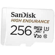  256GB High Endurance Video microSDXC Card with Adapter for Dash Cam and Home 