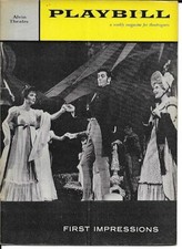 "First Impressions"   Abe Burrows   FLOP  1959   Playbill   Farley Granger 