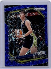 2025 Panini Prizm WNBA #28 Li Yueru Blue Velocity Prizms