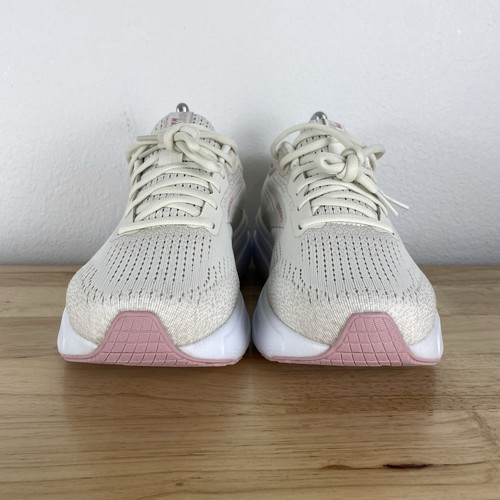 Zapatos para correr Brooks Ghost Max 2 para mujer 7,5 EE leche de coco/gris/zephyr NUEVOS - Imagen 3 de 13