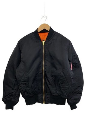 Alpha Industries Ma-1 Flight Jacket/Flight Jacket/M/Nylon/Blk/Plain/7975952002//