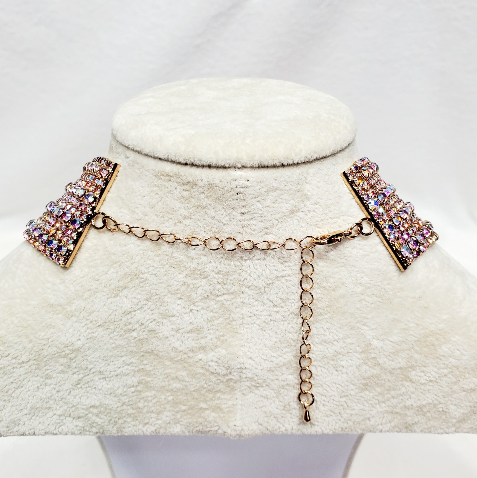 Multilayer Rhinestone Statement Necklace Luxury S… - image 9